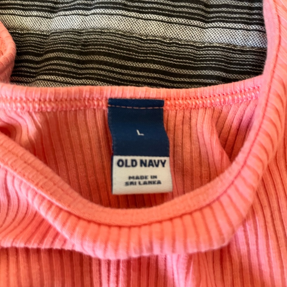 NWT Pink Ribbed Bodysuit Tank from Old Navy - Picture 4 of 5